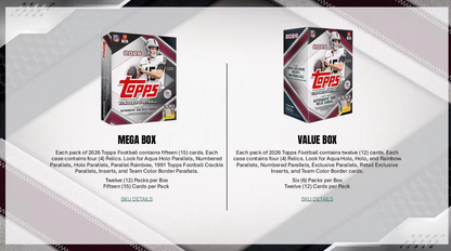 2026 Topps Flagship Cartes Football NFL Fat Pack