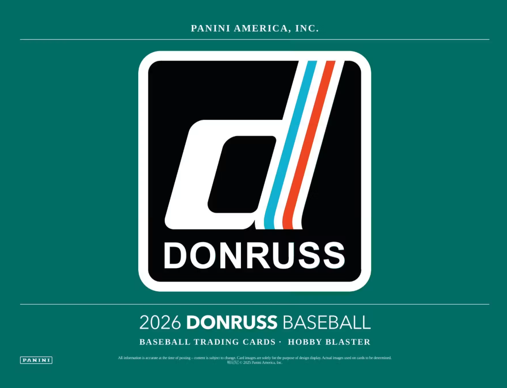 2026 Panini Donruss Cartes Baseball MLB Hobby Blaster Box