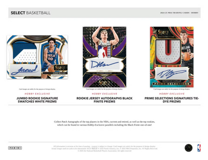 2024-25 Panini Select Cartes Basketball NBA Hobby Box