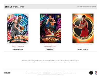 2024-25 Panini Select Cartes Basketball NBA Hobby Box