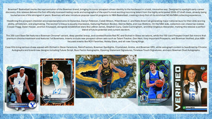 2025-26 Topps Bowman Cartes Basketball NBA Blaster Box ** PRECOMMANDE **
