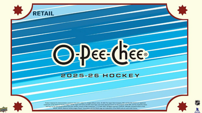 2025-26 Upper Deck O-Pee-Chee Cartes Hockey NHL Blaster Box