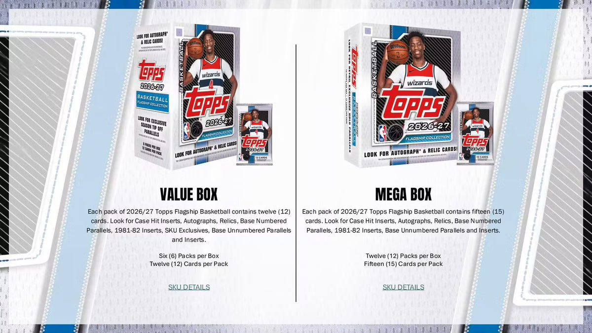 2026-27 Topps Flagship Cartes Basketball NBA Méga Box ** PRECOMMANDE **