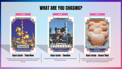 2025 Topps Cartes Disneyland 70th Anniversary Blaster Box