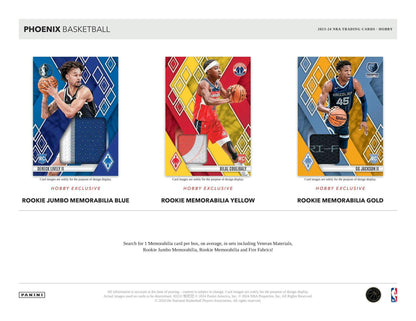 2023/24 Panini Phoenix Cartes Basketball NBA 6-Pack Blaster Box Panini