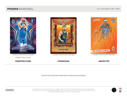 2023/24 Panini Phoenix Cartes Basketball NBA 6-Pack Blaster Box Panini