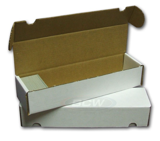 Boîte de rangement carton BCW 800 Cartes