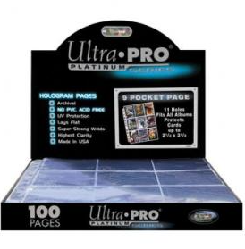 100 Feuilles de classeur Platinum - Ultra Pro ULTRA PRO
