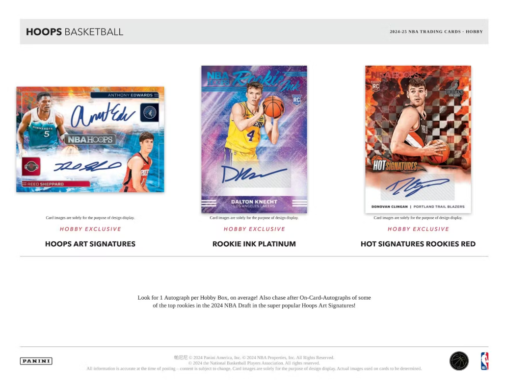 2024/25 Panini Hoops Basketball Hobby Box 