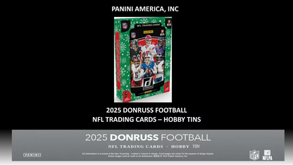 2025 Panini Donruss Cartes Football NFL Holiday Tin