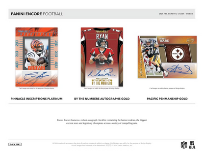 2024 Panini Encore Cartes Football NFL Hobby Box Panini