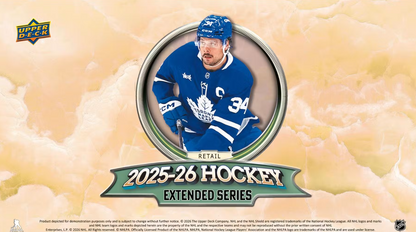 2025-26 Upper Deck Extended Series Cartes Hockey NHL Blaster Box