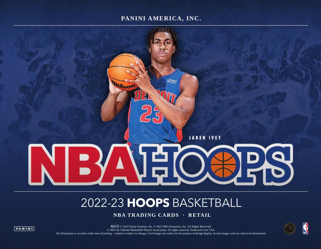 2022-23 Panini HOOPS Cartes Basketball NBA Fat Pack