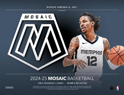 2024-25 Panini Mosaic Cartes Basketball NBA Hobby Blaster Box Panini