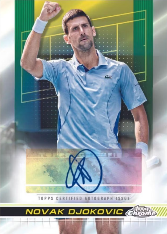 2024 Topps Chrome Cartes Tennis Hobby Box Topps