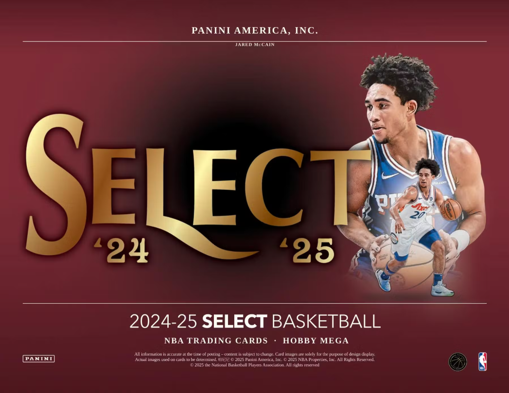 2024-25 Panini Select Cartes Basketball NBA Hobby Méga Box Panini