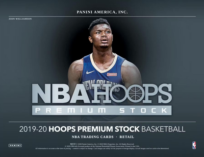 2019-20 Panini Hoops Premium Stock Cartes Basketball NBA 6-Pack Blaster Box Panini