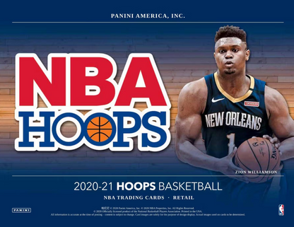 2020-21 Panini Hoops Cartes Basketball NBA Blaster Box