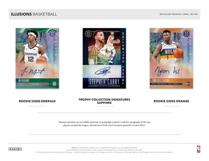 2019-20 Panini Illusions Cartes Basketball NBA Méga Box Panini