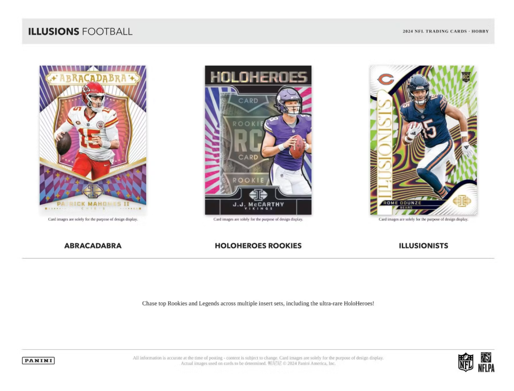 2024 Panini ILLUSIONS Cartes Football NFL Méga Box Panini