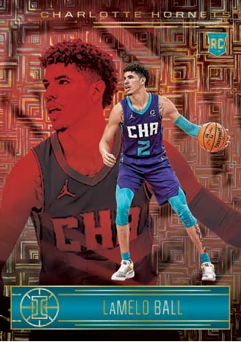 2020-21 Panini Illusions Cartes Basketball NBA Méga Box (Sapphire and Yellow Parallels)