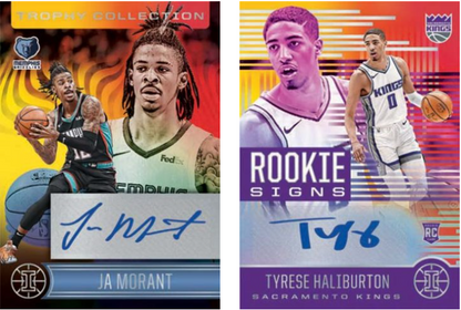 2020-21 Panini Illusions Cartes Basketball NBA Méga Box (Sapphire and Yellow Parallels)