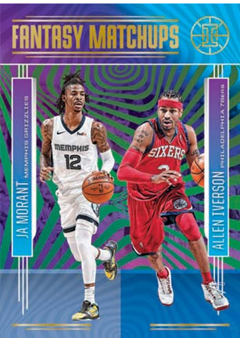 2020-21 Panini Illusions Cartes Basketball NBA Méga Box (Sapphire and Yellow Parallels)