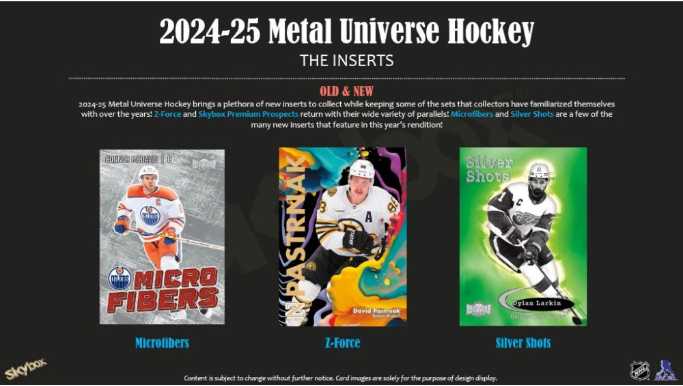 2024-25 Upper Deck Skybox Metal Universe Cartes Hockey NHL Blaster Box Upper Deck