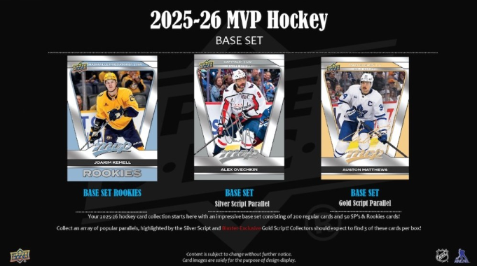 2025-26 Upper Deck MVP  Cartes Hockey NHL Blaster Box Upper Deck