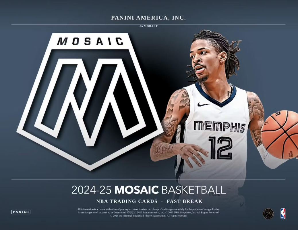 2024-25 Panini Mosaic Cartes Basketball NBA Fast Break Box Panini