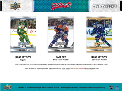 2024-25 Upper Deck MVP  Cartes Hockey NHL Blaster Box