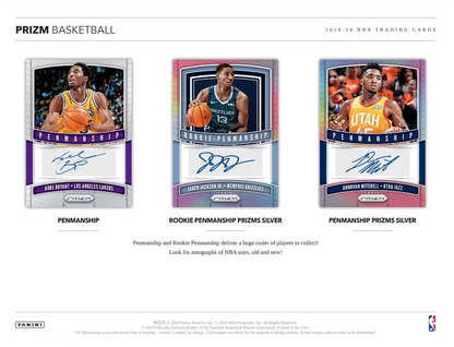 2019-20 Panini Prizm Cartes Basketball NBA Blaster Box