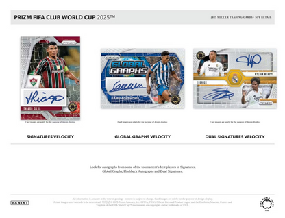 2025 Panini Prizm FIFA Club World Cup Cartes Soccer Blaster Box Panini