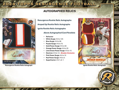 2024 Topps Resurgence Cartes Football NFL Méga Box Panini