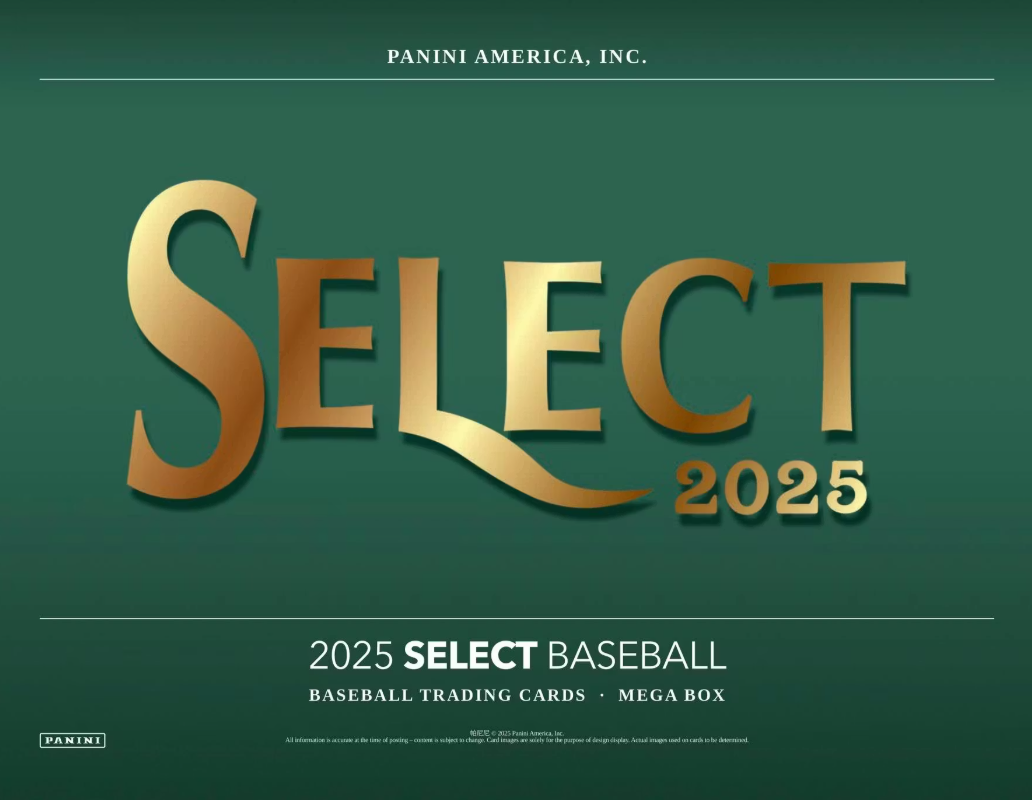 2025 Panini Select Cartes Baseball MLB Méga Box