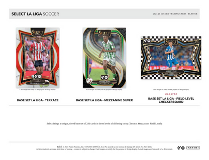 2024-25 Panini Select La Liga Cartes Soccer Blaster Box Panini