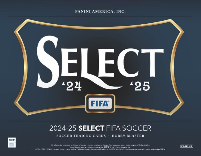 2024-25 Panini Select FIFA Cartes Soccer Hobby Blaster Box Panini