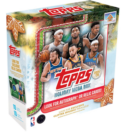 2025-26 Topps  Holiday Cartes Basketball NBA Méga Box ** PRECOMMANDE ** Topps