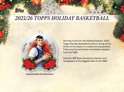 2025-26 Topps  Holiday Cartes Basketball NBA Méga Box ** PRECOMMANDE ** Topps