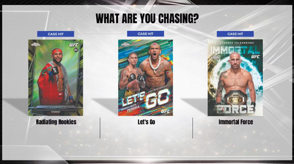 2026 Topps Chrome Cartes UFC Blaster Box