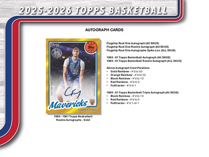 2025-26 Topps Cartes Basketball NBA Blaster Box ** PRECOMMANDE ** Topps