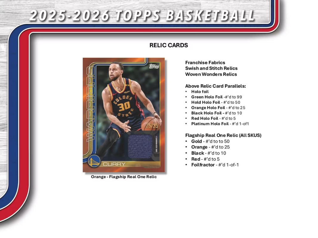 2025-26 Topps Cartes Basketball NBA Blaster Box ** PRECOMMANDE ** Topps