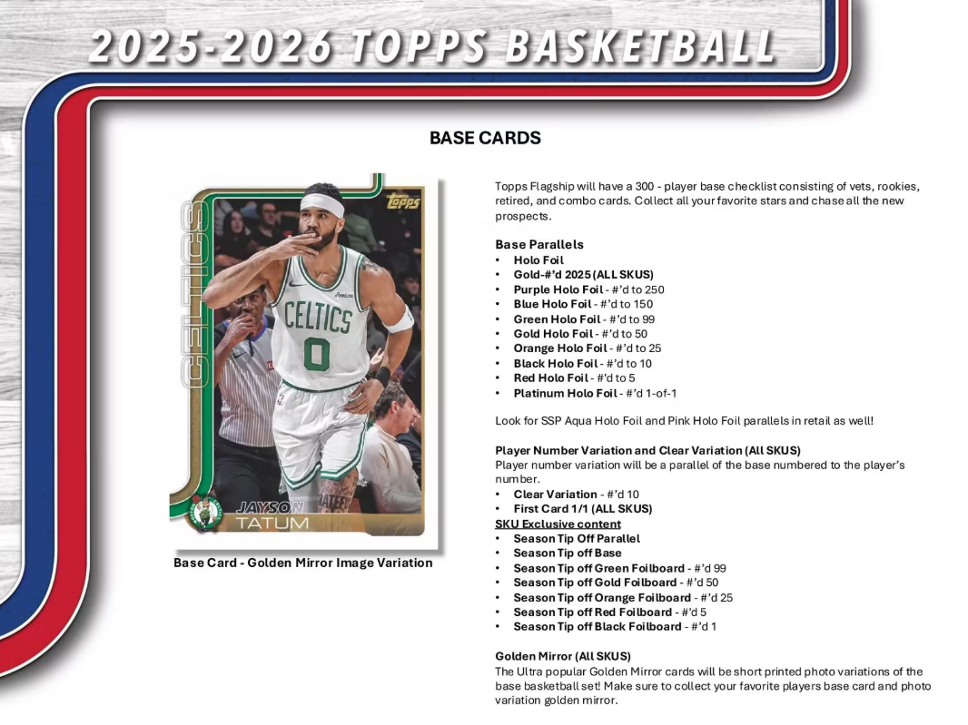 2025-26 Topps Cartes Basketball NBA Blaster Box ** PRECOMMANDE ** Topps