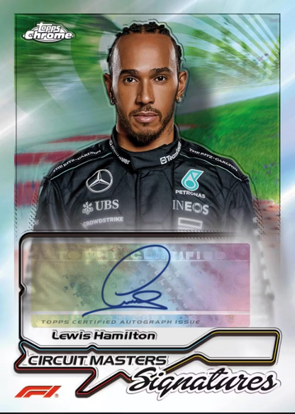 2024 Topps Chrome F1 Cartes Formula 1 Qualifying Lap Hobby Box Topps