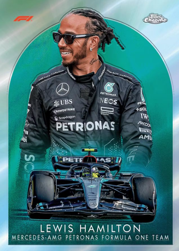 2024 Topps Chrome F1 Cartes Formula 1 Qualifying Lap Hobby Box Topps