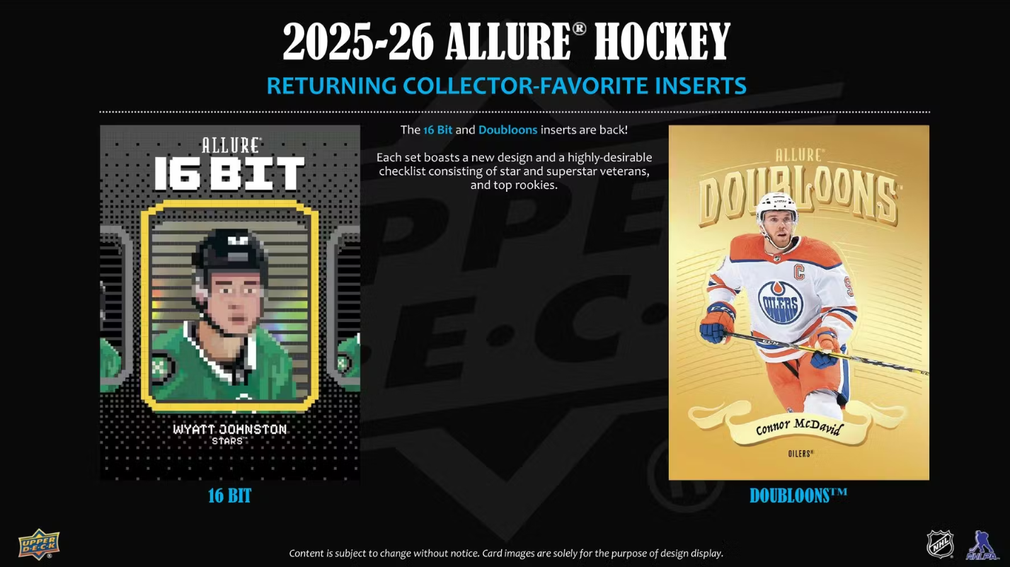 2025-26 Upper Deck Allure  Cartes Hockey NHL Blaster Box
