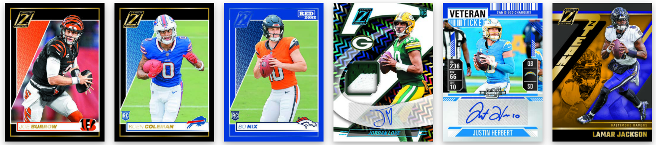 2024 Panini Zenith Cartes Football NFL 6-Pack Blaster Box Panini
