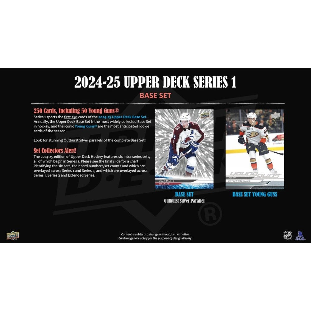 2024/2025 Upper Deck Artifacts Cartes Hockey NHL 7-Pack Blaster Box