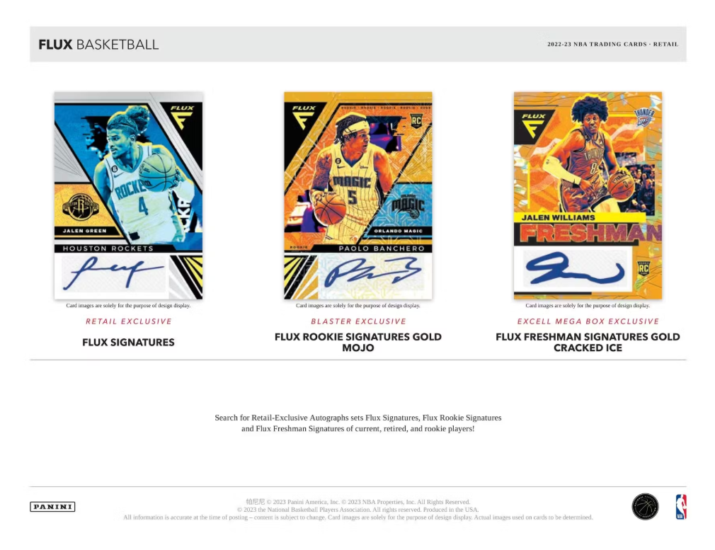2022-23 Panini FLUX Cartes Basketball NBA 6-Pack Blaster Box Panini
