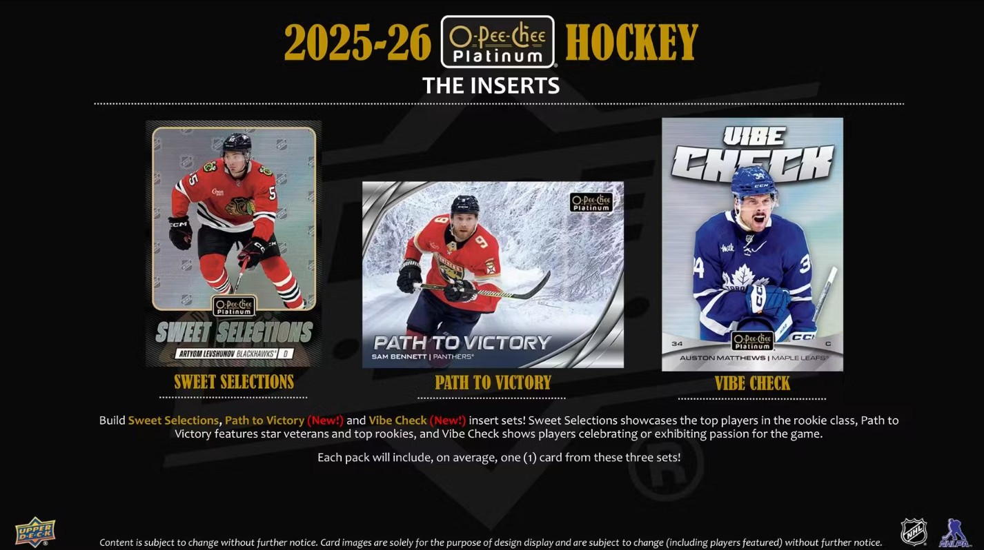 2025-26 Upper Deck O-Pee-Chee Platinum Cartes Hockey NHL Blaster Box